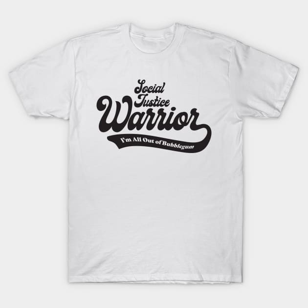 Social Justice D&D Classes - Warrior #2 T-Shirt by DungeonMomDesigns